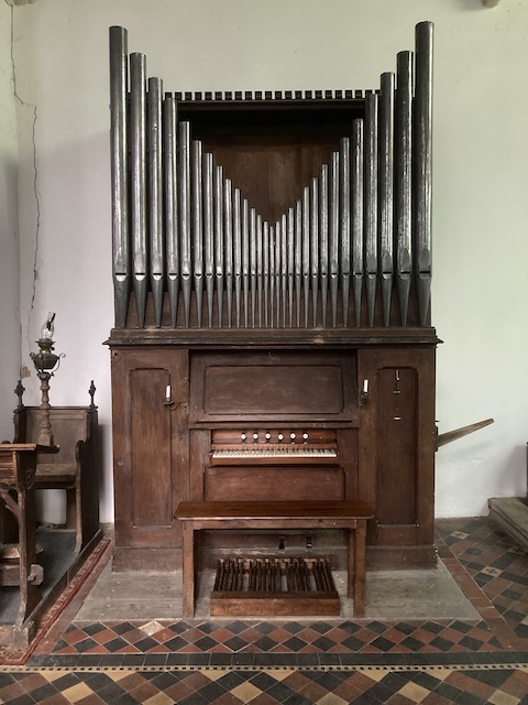 The organ at All Saints